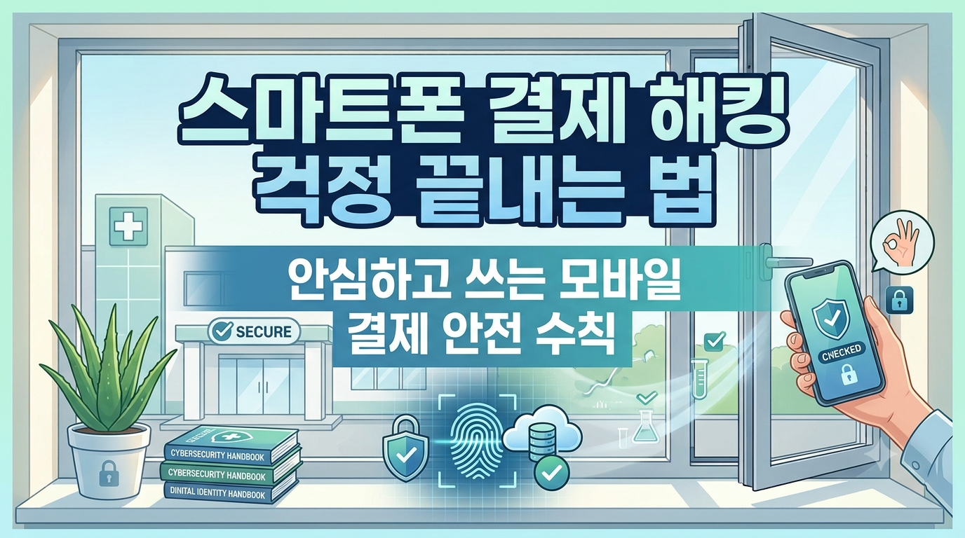스마트폰 결제 보안 해킹당할까 불안할 때 꼭 지켜야 할 안전 사용 수칙